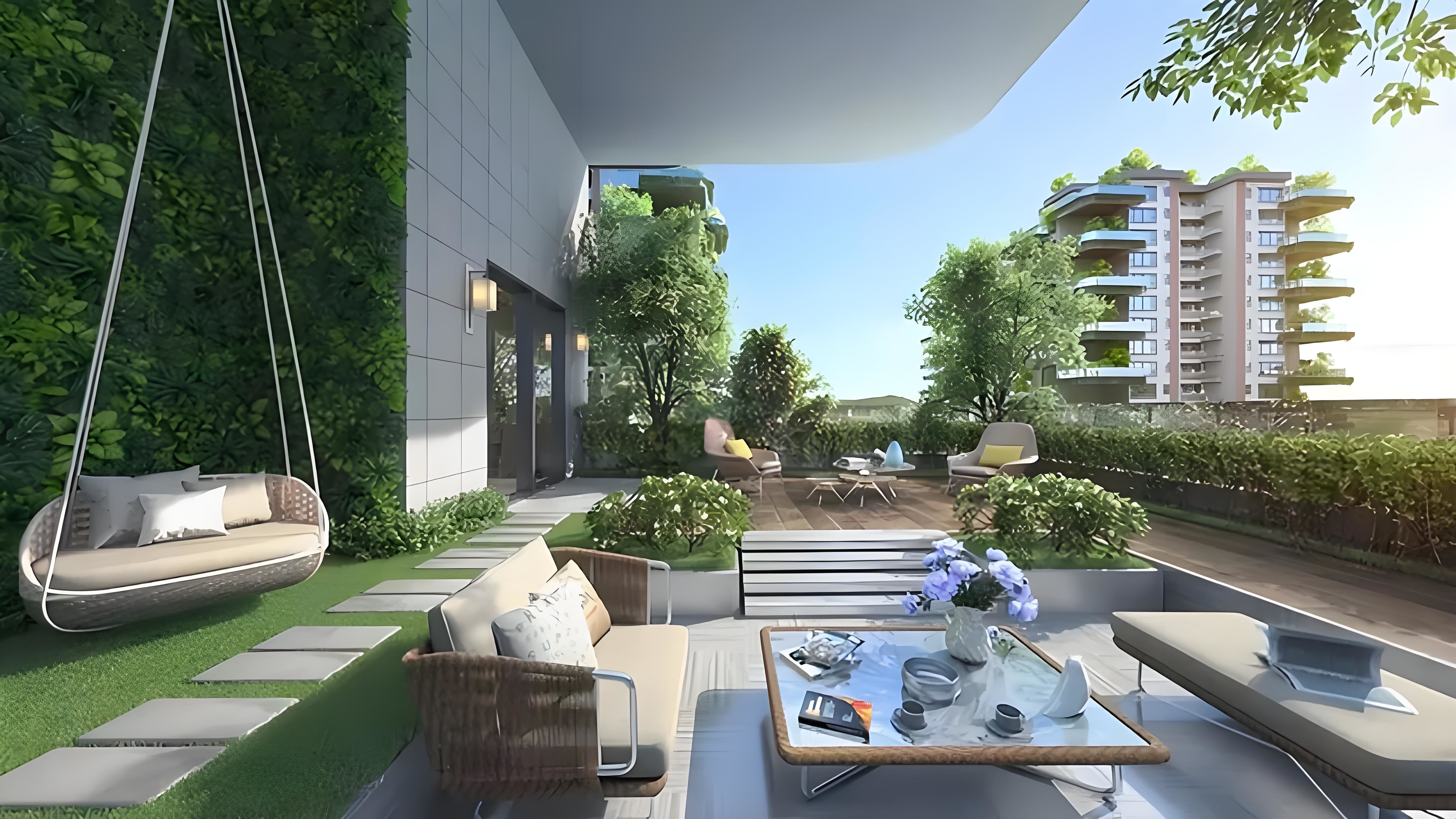 高层阳台空中庭院智能灌溉场景